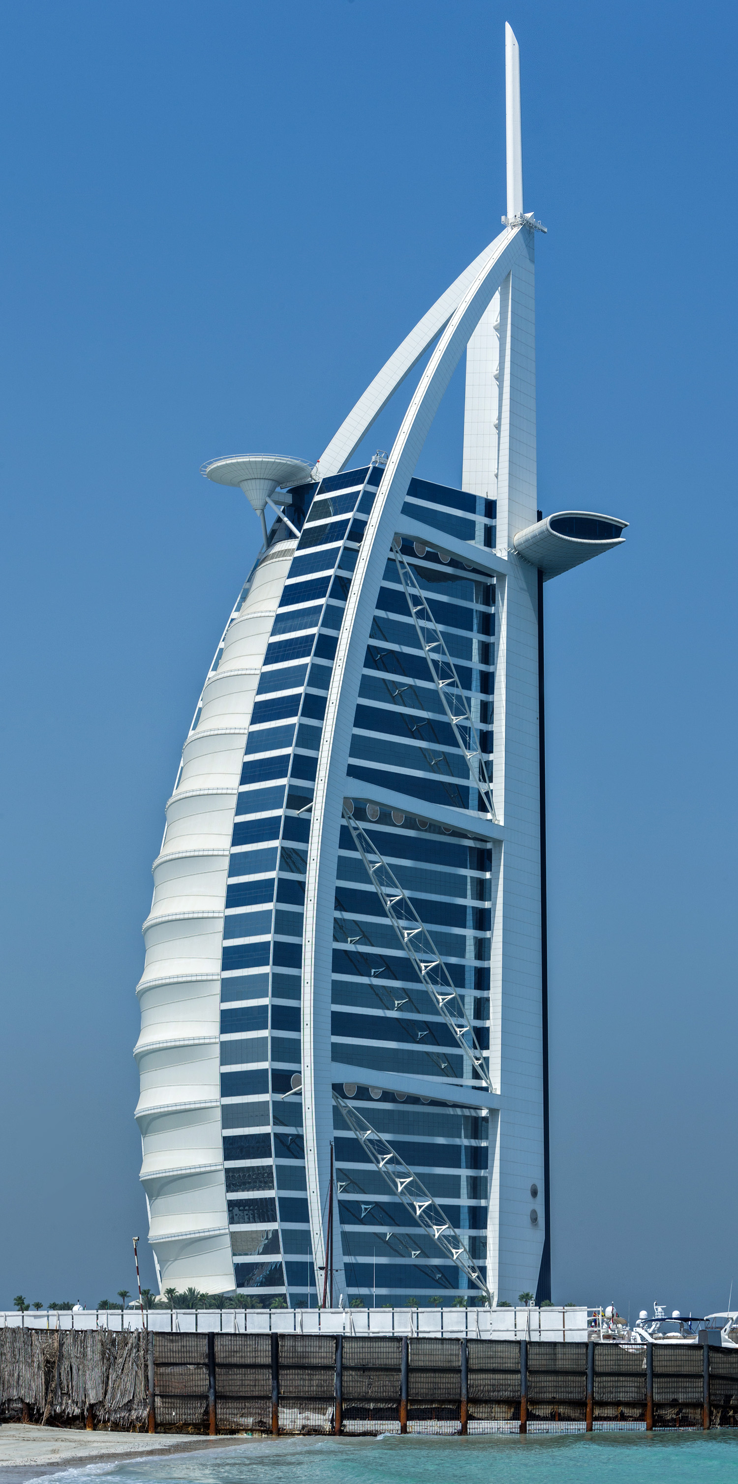 Burj Al Arab, Dubai - View from Umm Suqeim Beach. © Mathias Beinling